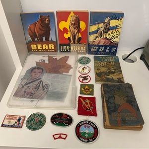 Boy Scout Lot bundle 1950s 1960s badges plus more vintage ephemera